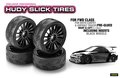 Hudy 1/10 Slick Tires Right & Left (2+2) - 803040