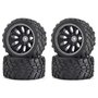 900049 1/10 Truggy Banden/velgenset off road 2St.