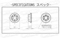 Hiro Seiko 4mm Alloy Serrated Wheel Nut -11mm Thin Type (Black, 4pcs)