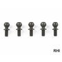 TAMIYA-53968 5x5mm Steel Hex Head Ball Conector (5)