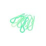 BODY CLIP 1/8 - FLUORESCENT GREEN (6)