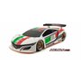 mon-tech Akura GT transparent body with stickers and screws. Fits 1/10 Touring cars.
