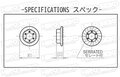 Hiro Seiko 4mm Alloy Serrated Wheel Nut -11mm Thin Type (Red, 4pcs)