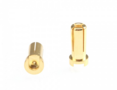 5mm Gold Plug  14mm (2pcs) mmc