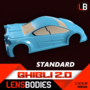 Lens Bodies Ghibli 2.0 Touring Car 1:10 Clear Body - Standard