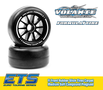 Volante F1 Front Rubber Slick Tires Medium Soft Compound Preglued (Carpet) - VT-VF1-FMS