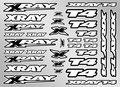 XRAY T4 STICKER FOR BODY - WHITE - 397326