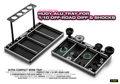 HUDY ALU TRAY FOR 1/10 OFF-ROAD DIFF & SHOCKS - 109801